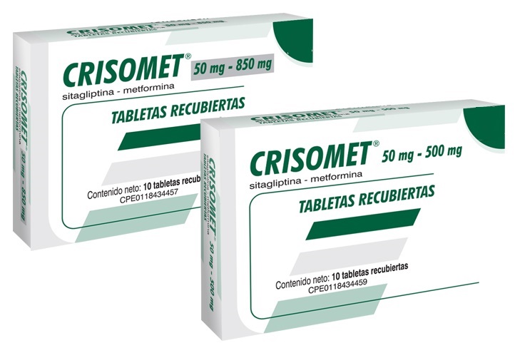 Crisomet ® Sitagliptina – Metformina de Laboratorios Farma