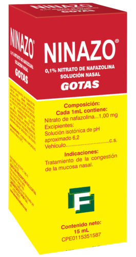 Ninazo Nitrato de Nafazolina Laboratorios Farma